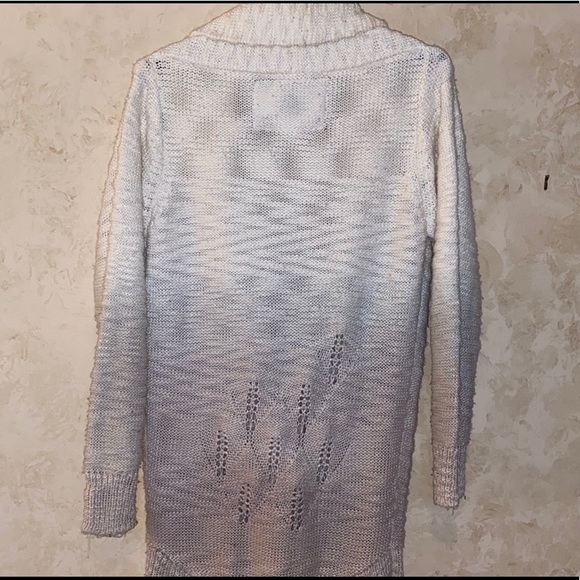 Ombré Cable Knit Cardigan - Picture 2 of 2